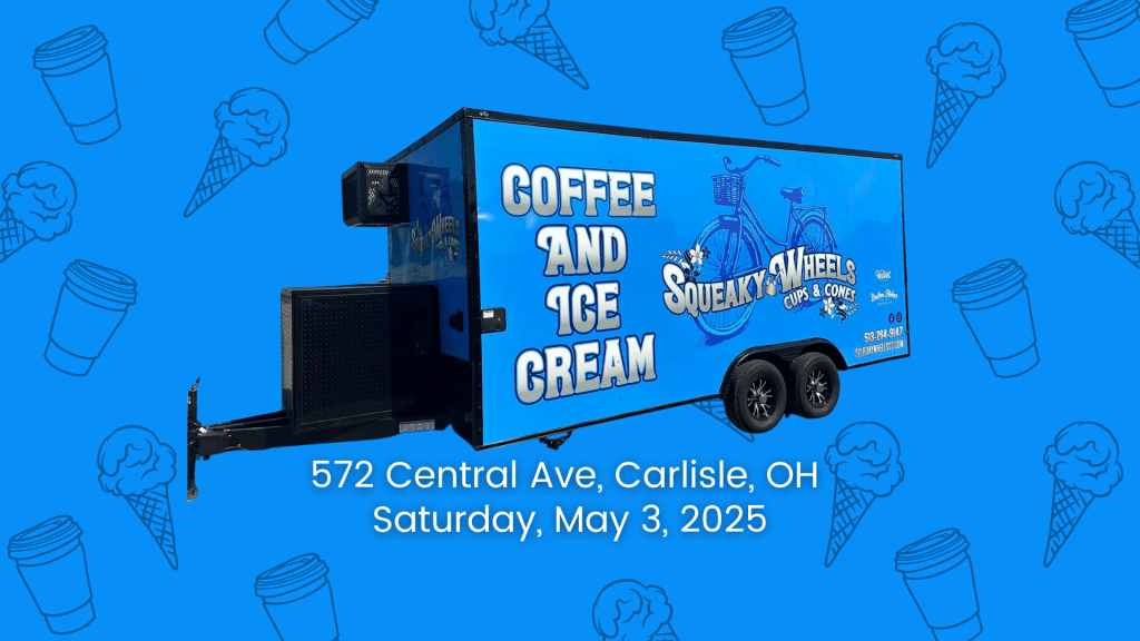 Squeaky Wheels Coffee & Ice Cream at Farm On Central! 