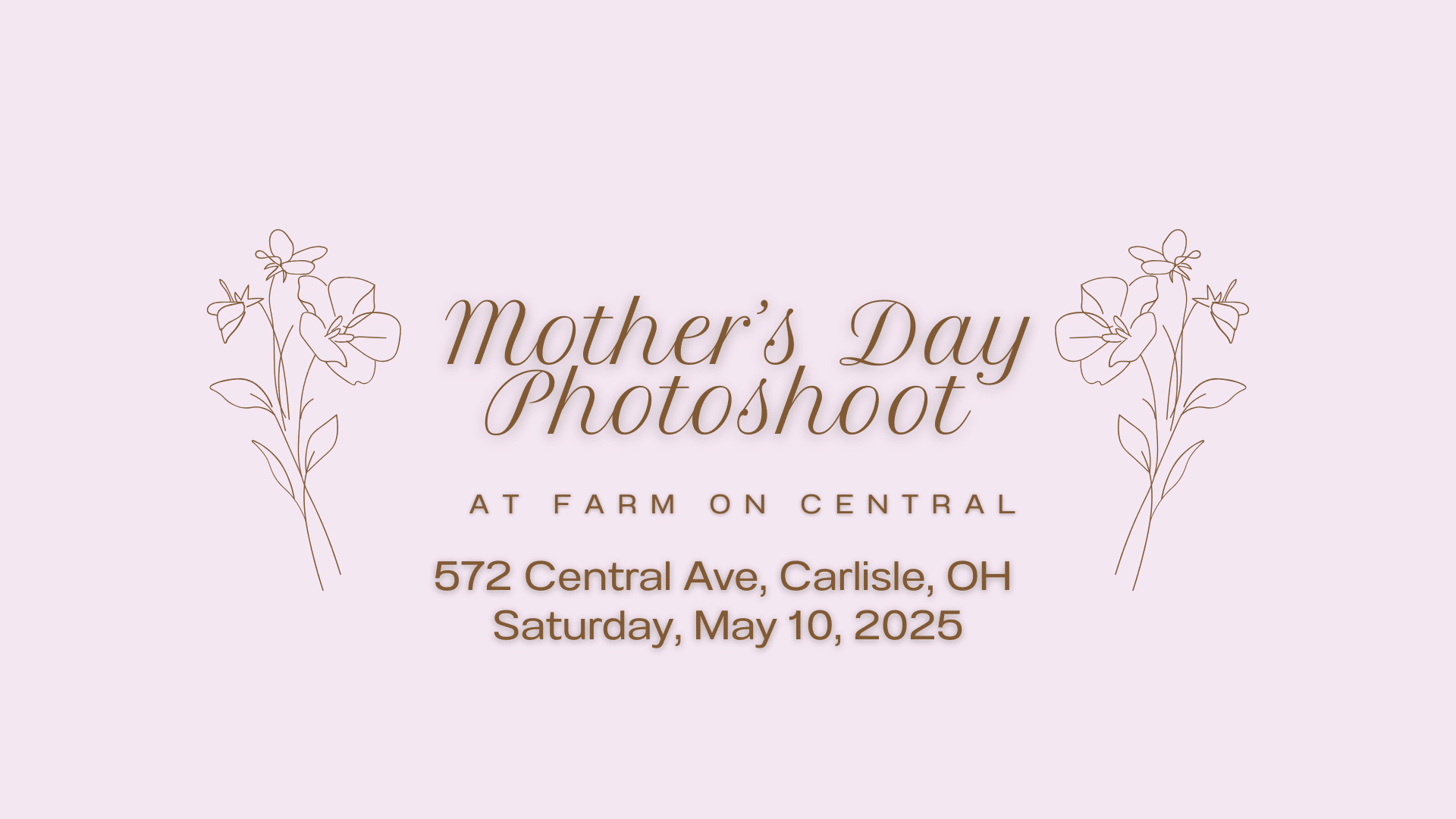 Mother's Day Photo Shoot at Farm On Central